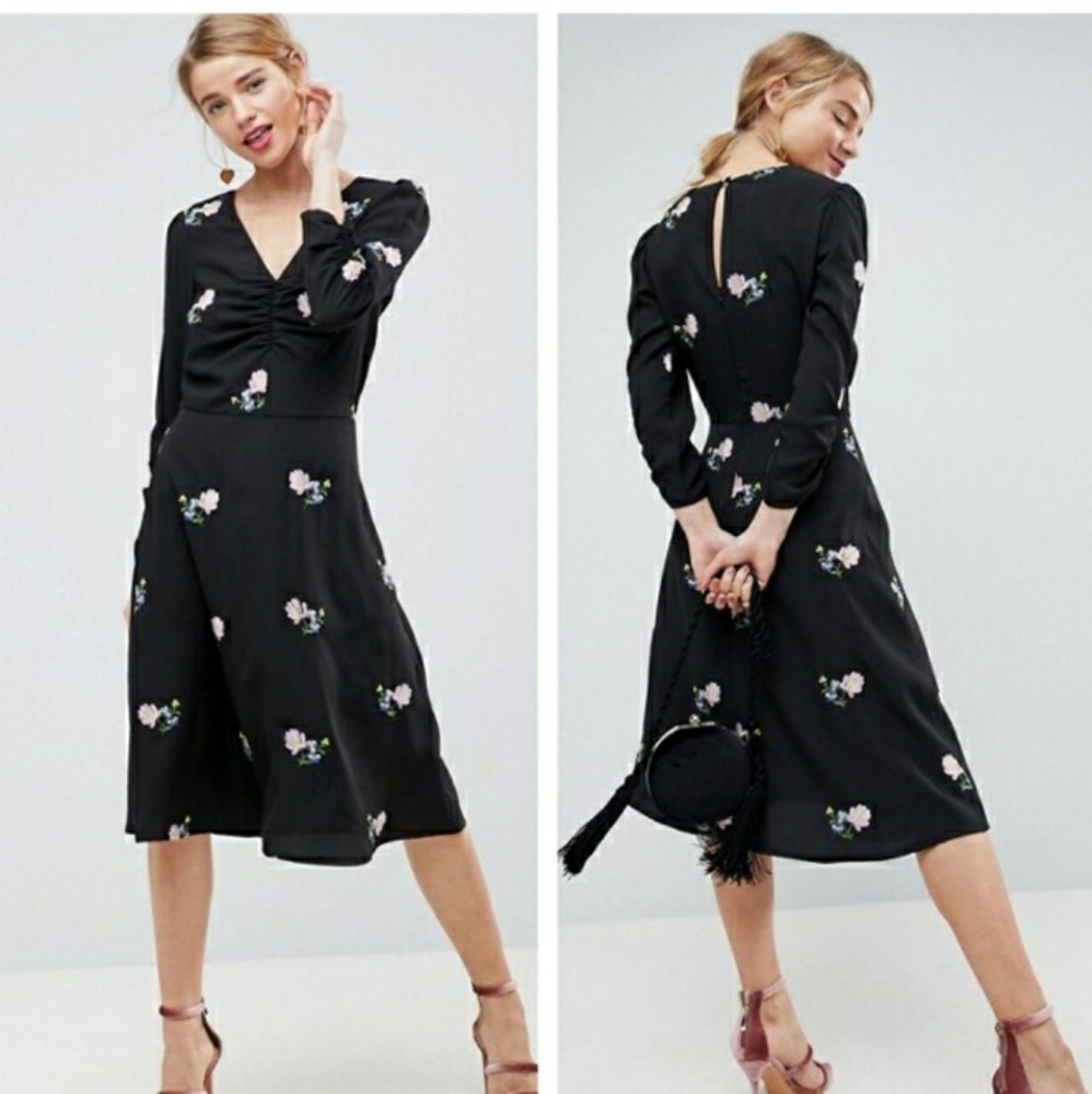 Embroidered dress
